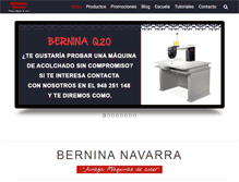 Tablet Screenshot of berninanavarra.com